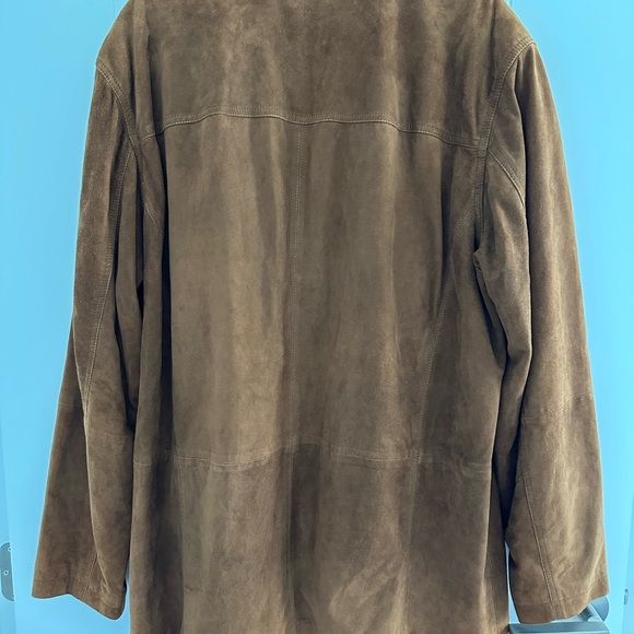 Jos. A. Bank Brown Goat Suede Elegant men’s jacket size L - Picture 2 of 8
